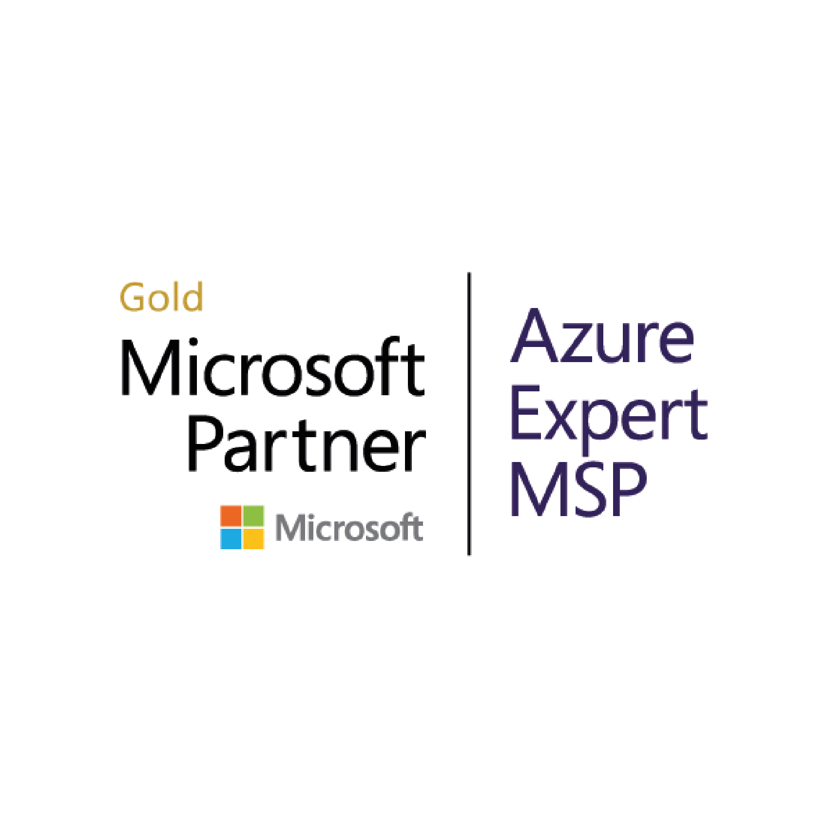 Gold Microsoft Partner - Azure Expert MSP