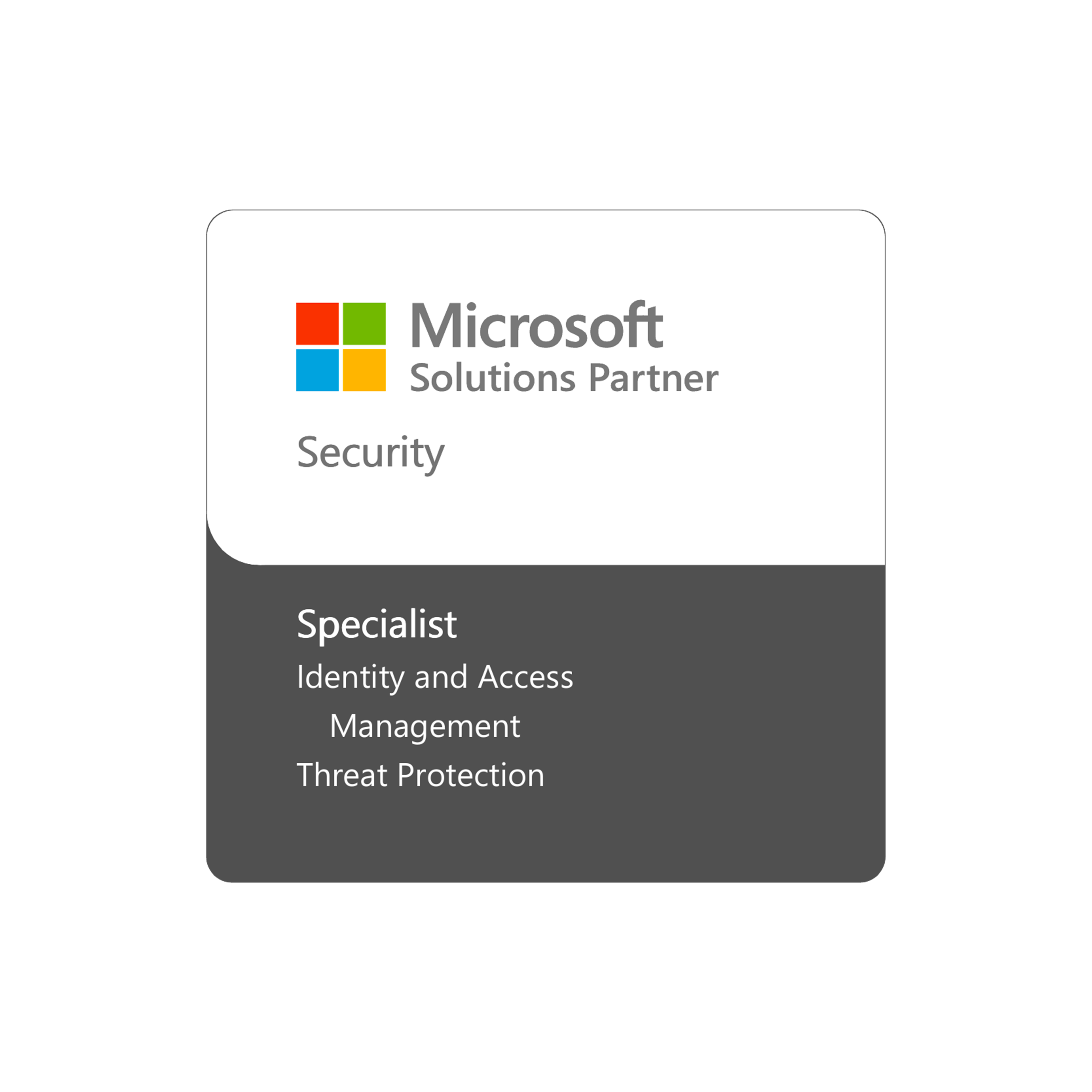 Pastille Microsoft solutions partner security