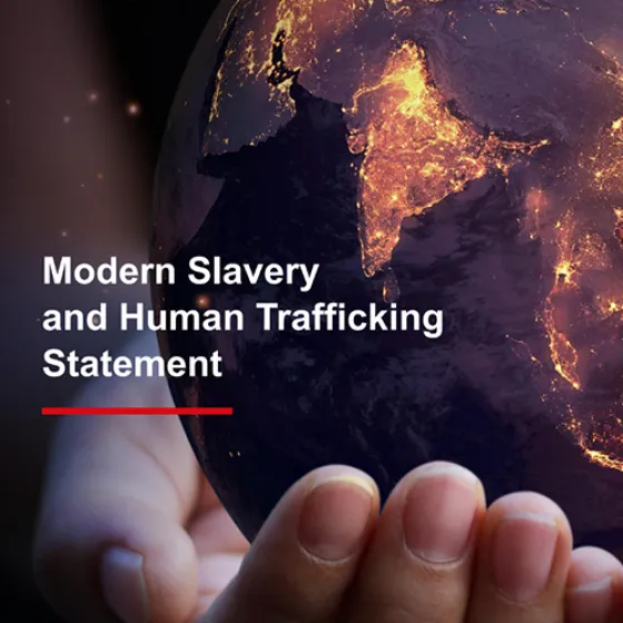 Modern Slavery and Human Trafficking statement